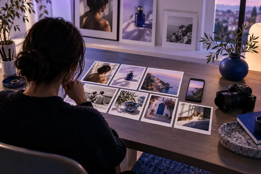 Business-oriented image prepared for review